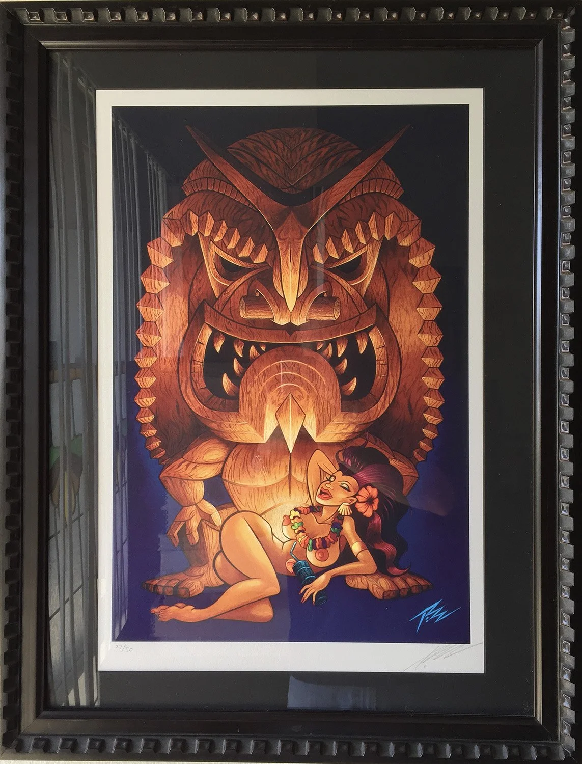 Coop Fat Chance La Luz de Jesus Art Show Silkscreen Poster 1997